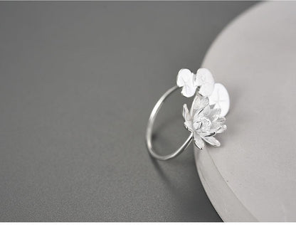 Water Lily Flower Ring 