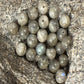 Wholesale Natural (Blue Rainbow Flash) Labradorite Beads, Gemstone Round 4-12mm 