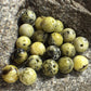 Yellow Turquoise beads, Wholesale Gemstone Beads, Round Natural Stone Jewelry Beads, 4mm 6mm 8mm 10mm 12mm 5-200pcs 